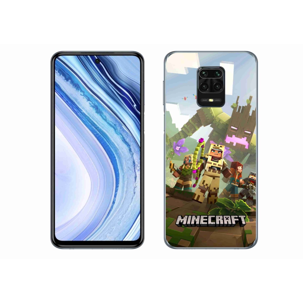 Gélový kryt mmCase na Xiaomi Redmi Note 9 Pro - minecraft 1