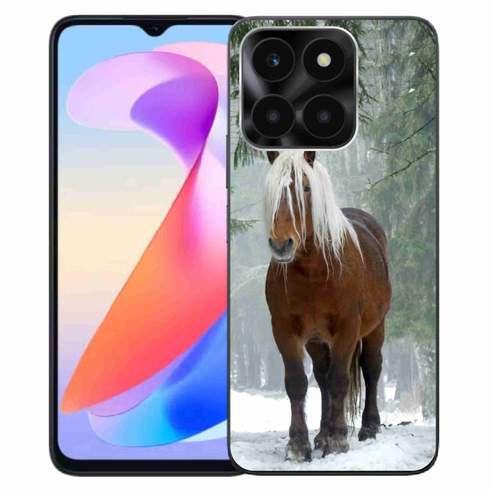 Gélový obal mmCase na Honor X6a - kôň v lese