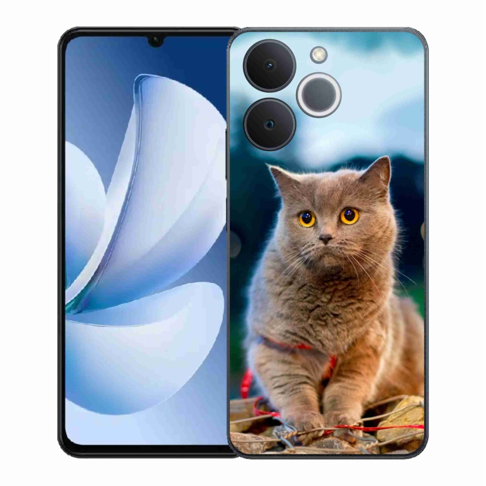 Gélový kryt mmCase na Realme Note 70T - britská modrá 2