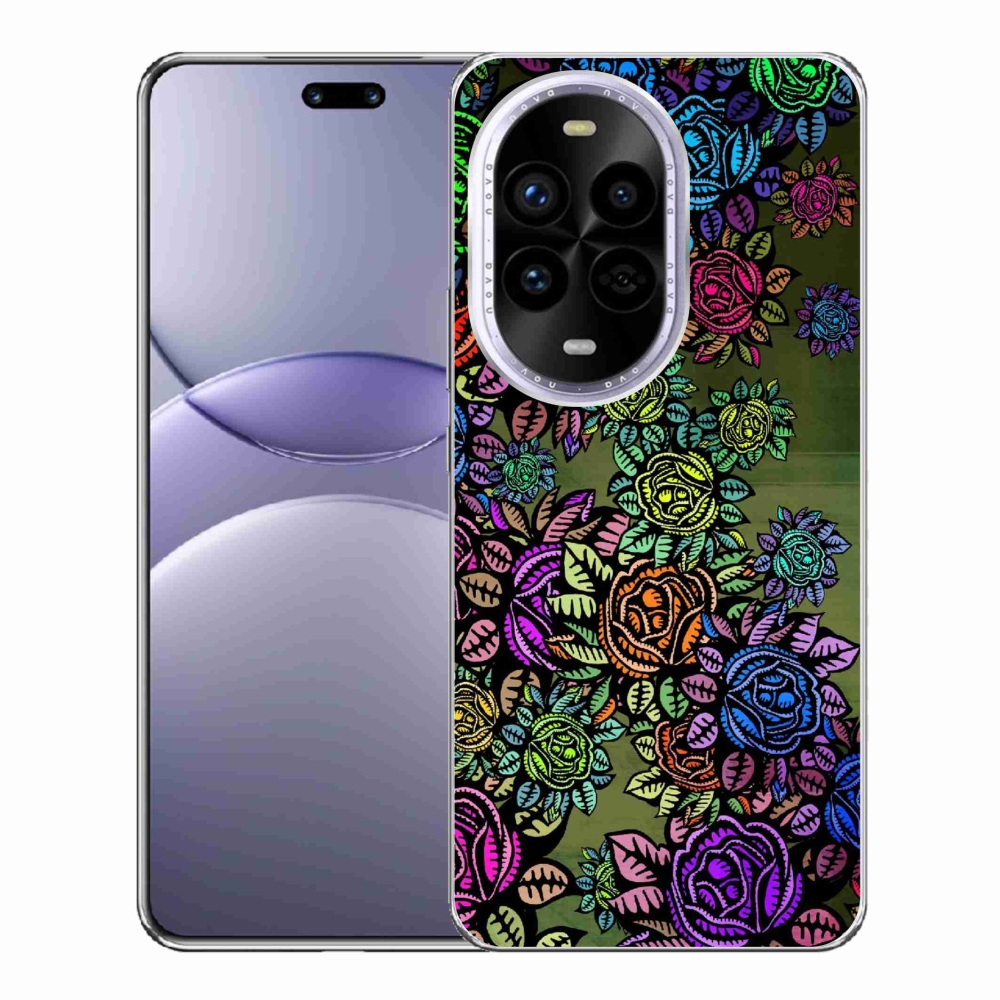 Gélový kryt mmCase na Huawei Nova 13 Pro 5G - kvety 6