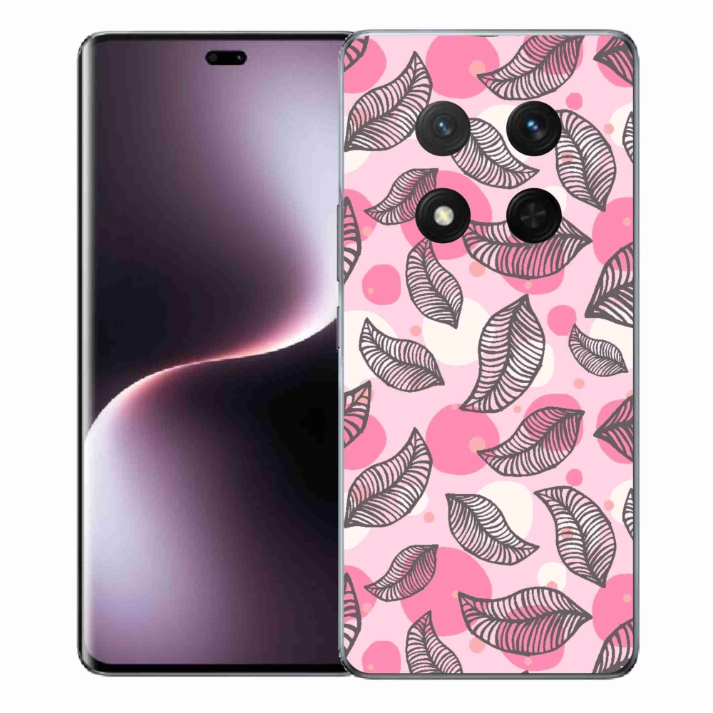 Gélový kryt mmCase na Honor Magic 7 Lite 5G - kreslené padajúce listy