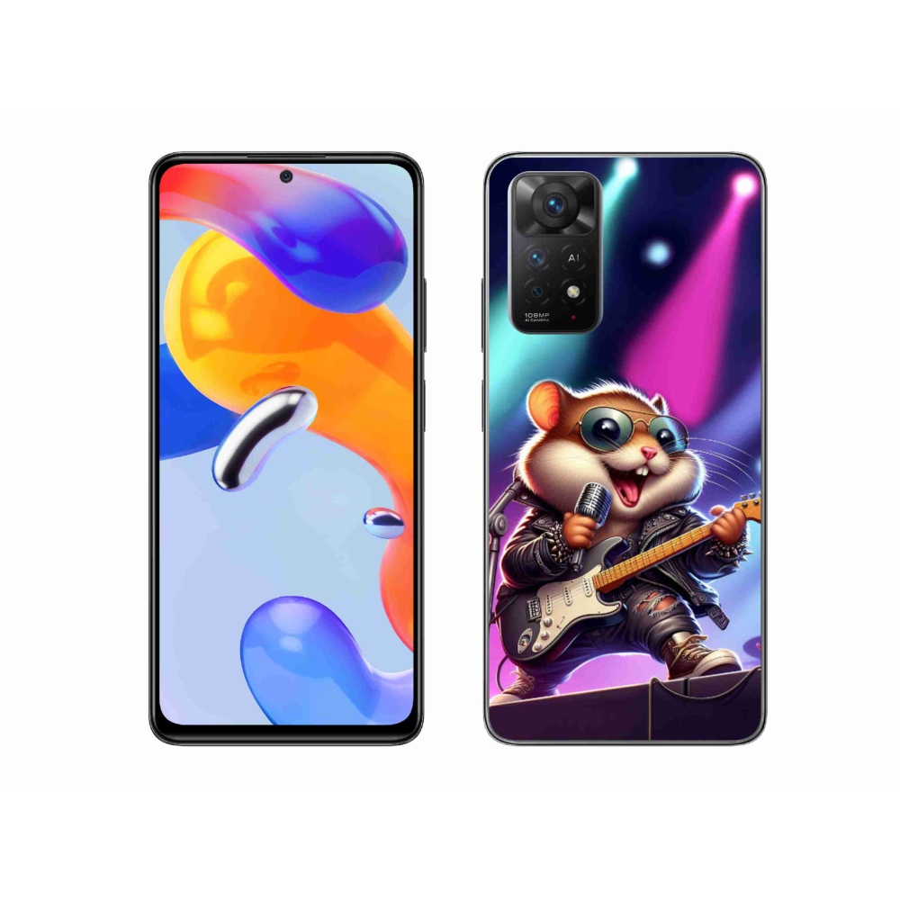 Gélový kryt mmCase na Xiaomi Redmi Note 11 Pro 4G/5G - škrečok rocker