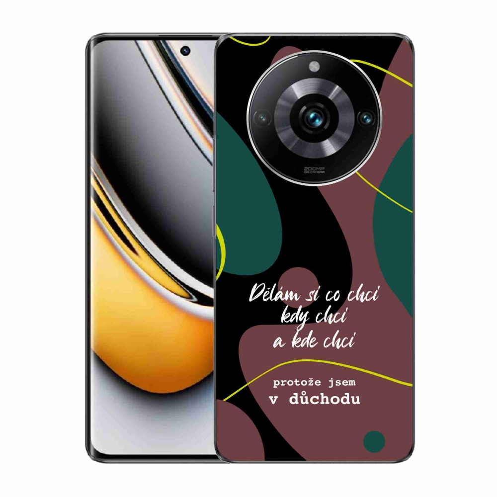 Gélový kryt mmCase na Realme 11 Pro/11 Pro+ - vtipný text 10 čierne pozadie