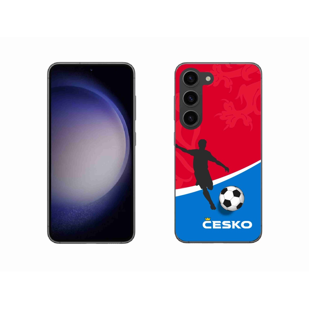 Gélový kryt mmCase na Samsung Galaxy S23 5G - futbal Česko