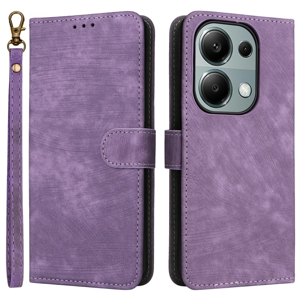 RFID knižkové púzdro na Xiaomi Redmi Note 14S/Note 13 Pro 4G/Poco M6 Pro - fialové