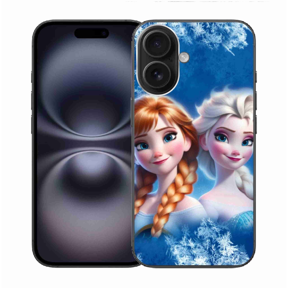 Gélový kryt mmCase na iPhone 16 - ľadové kráľovstvo 2