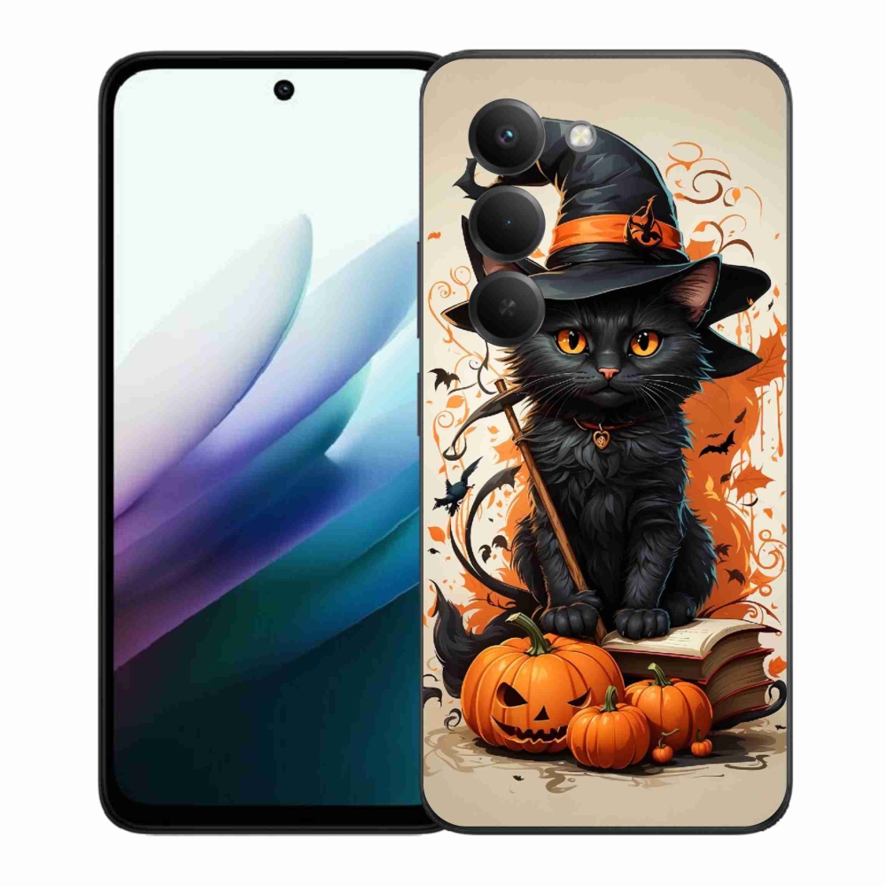 Gélový kryt mmCase na Xiaomi Redmi 15 4G/5G (171mm) - kocúr čarodejník