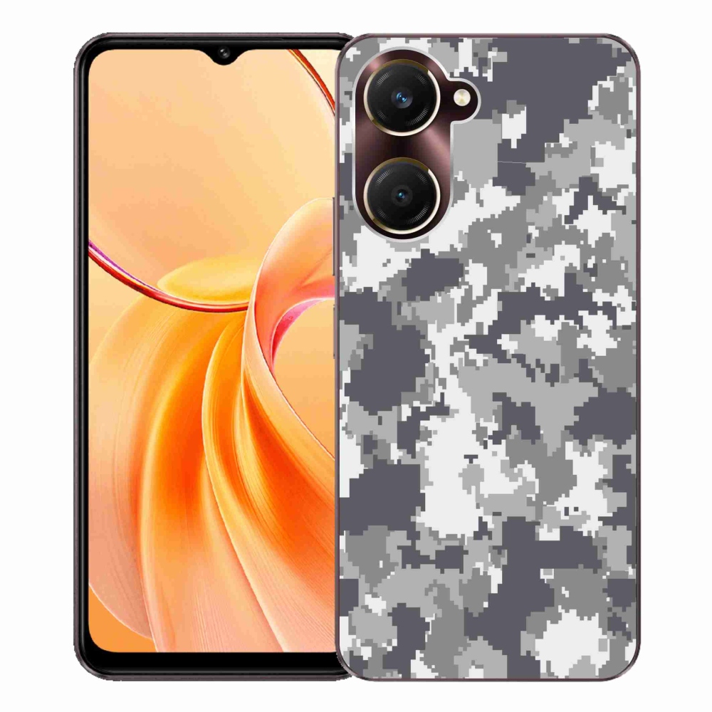 Gélový kryt mmCase na Vivo Y28s 5G - maskáčový vzor 2