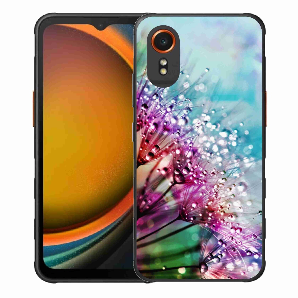 Gélový kryt mmCase na Samsung Galaxy Xcover 7 - farebné kvety