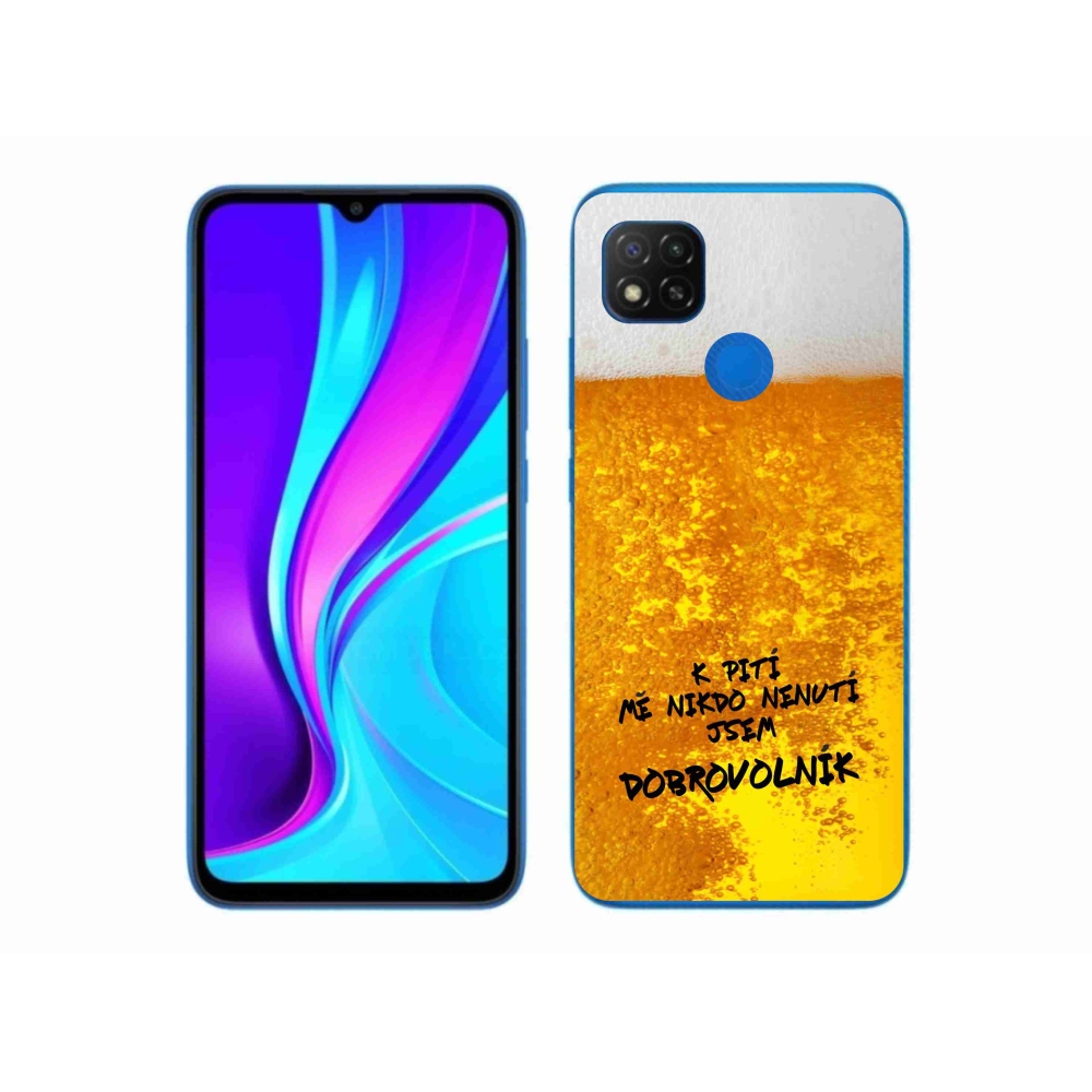 Gélový kryt mmCase na Xiaomi Redmi 9C - pivný motív 4