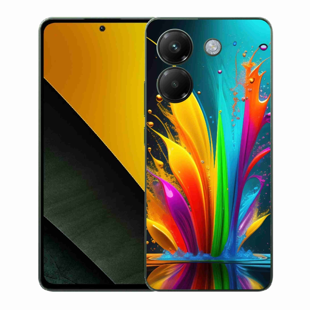 Gélový kryt mmCase na Xiaomi Poco M7 Pro 5G - abstraktný motív 1