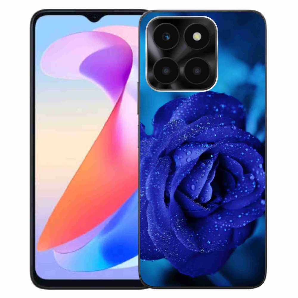 Gélový obal mmCase na Honor X6a - modrá ruža