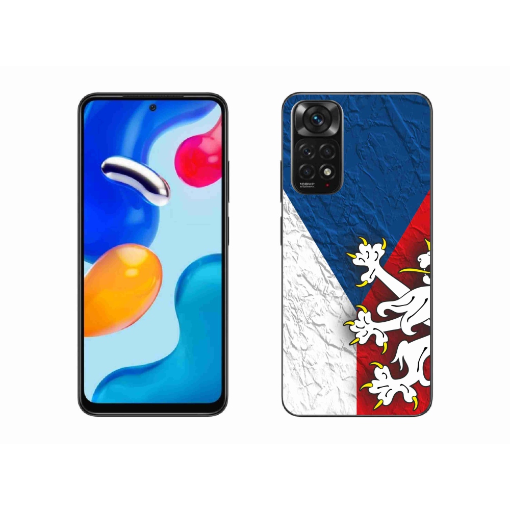 Gélový kryt mmCase na Xiaomi Redmi Note 11S 4G - česká vlajka 1