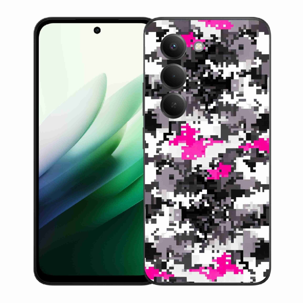Gélový kryt mmCase na Xiaomi Redmi 15 5G (169mm) - maskáčový vzor 4