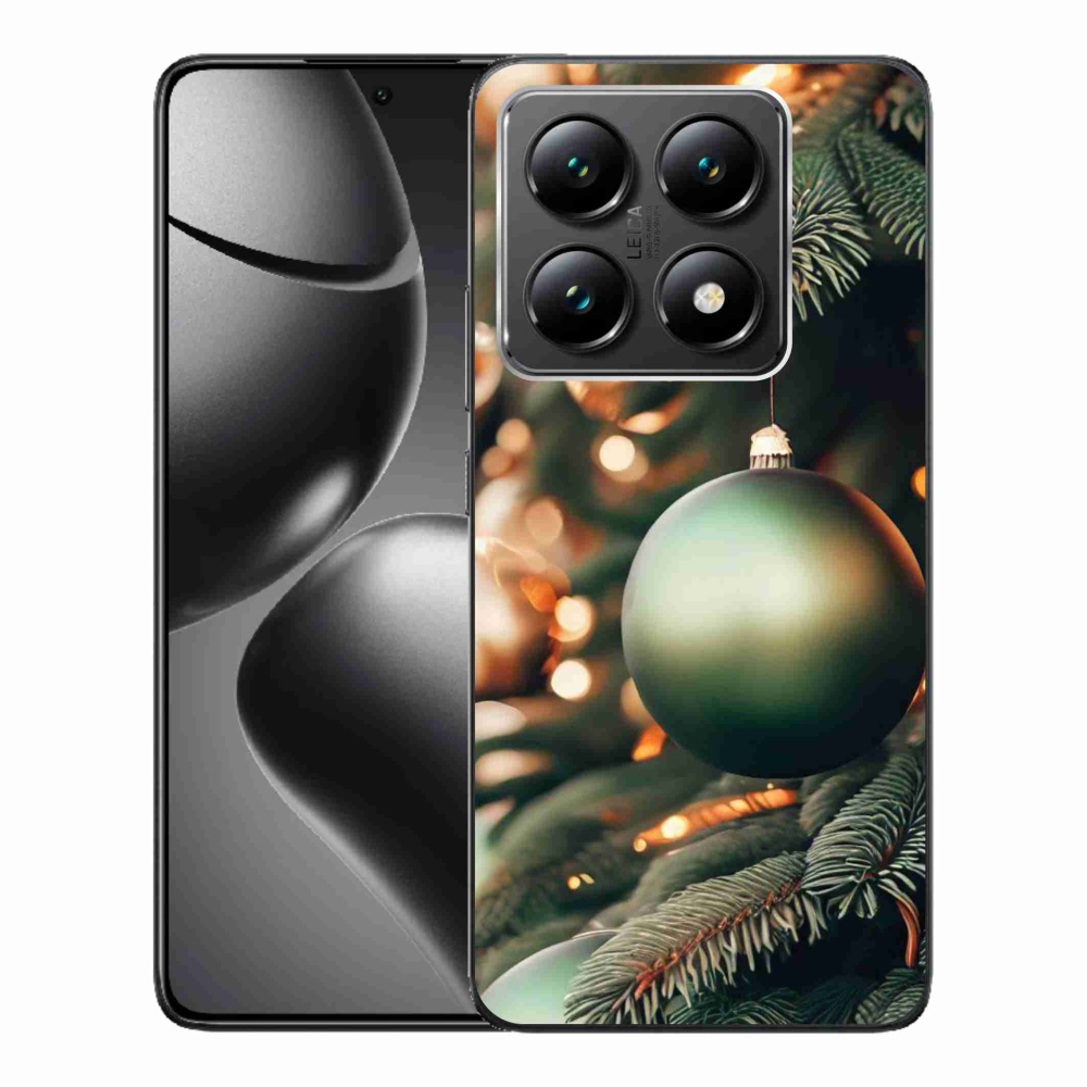 Gélový kryt mmCase na Xiaomi 14T - vianočné ozdoby 1