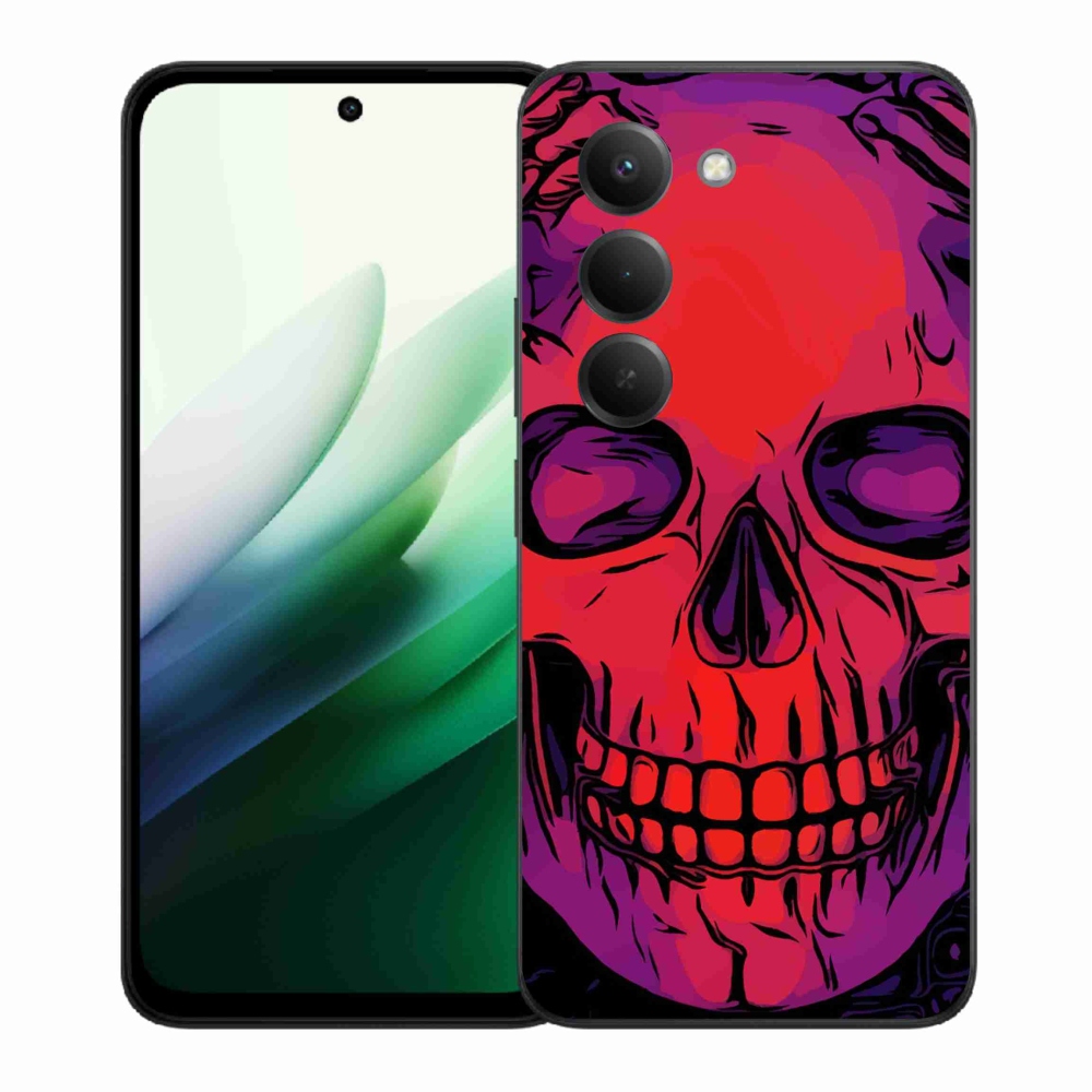 Gélový kryt mmCase na Xiaomi Redmi 15 5G (169mm) - lebka