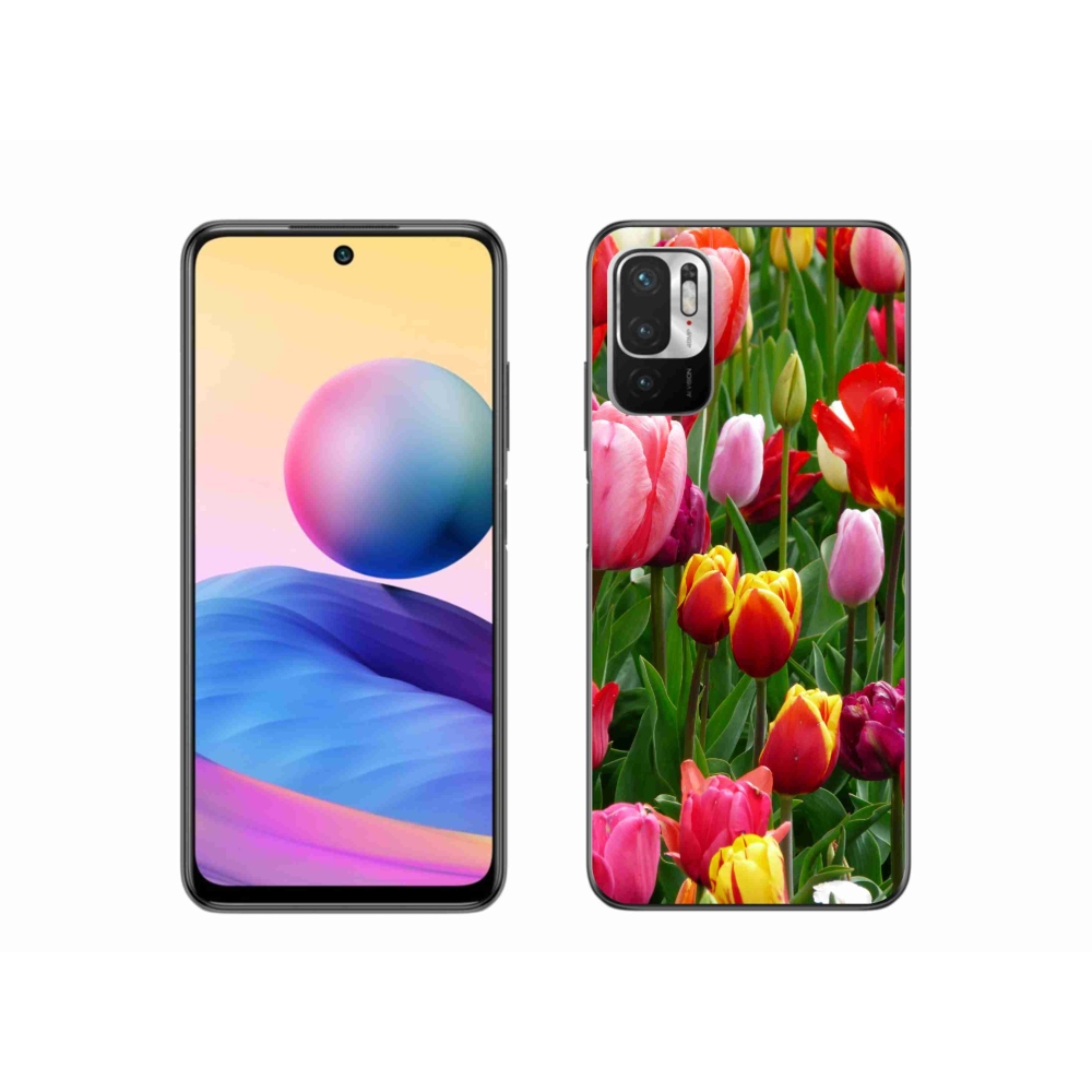 Gélový kryt mmCase na Xiaomi Poco M3 Pro/5G - tulipány