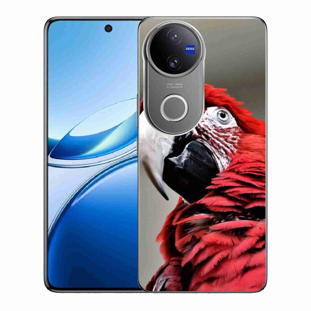 Gélový kryt mmCase na Vivo V50 5G - papagáj ara červený