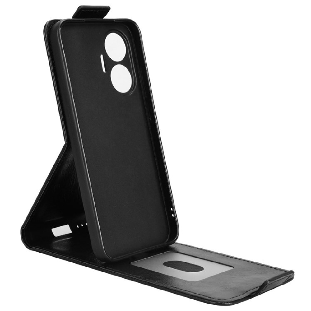 Vert flipové púzdro na Xiaomi Poco F7 5G - čierne