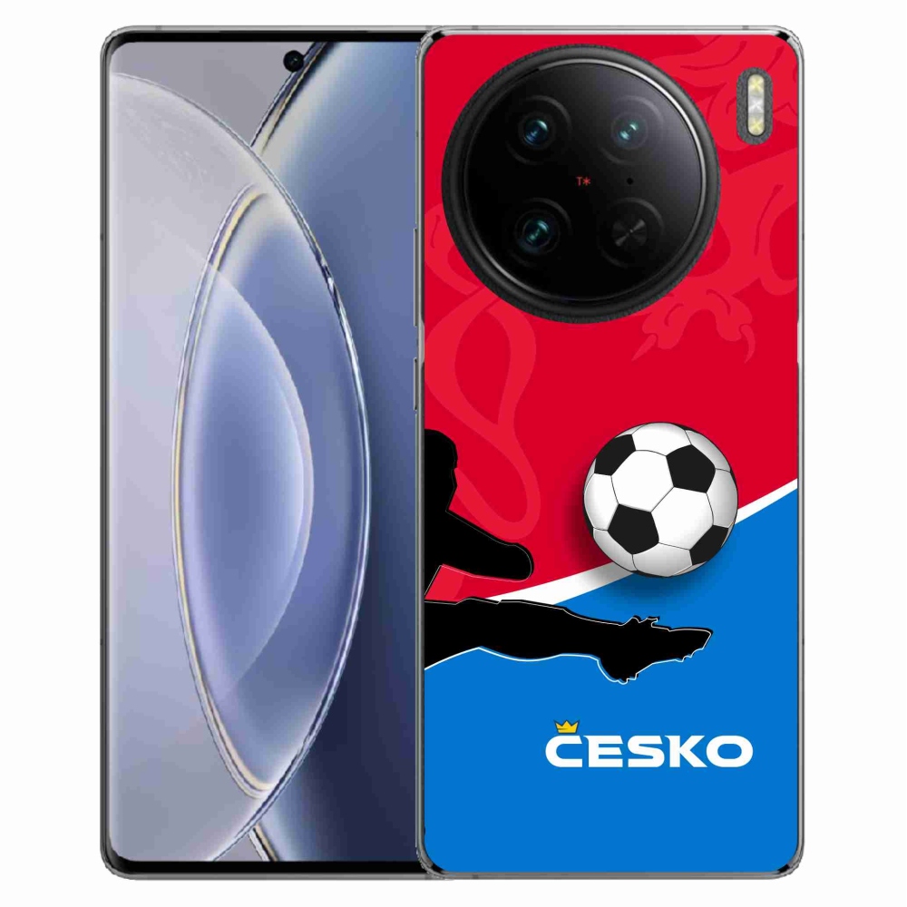 Gélový kryt mmCase na Vivo X90 Pro - futbal Česko 2