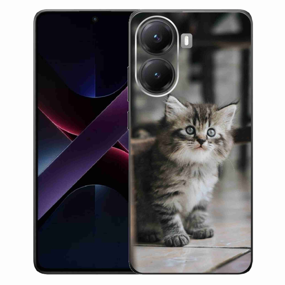 Gélový kryt mmCase na Xiaomi Poco X7 Pro 5G - mačiatko