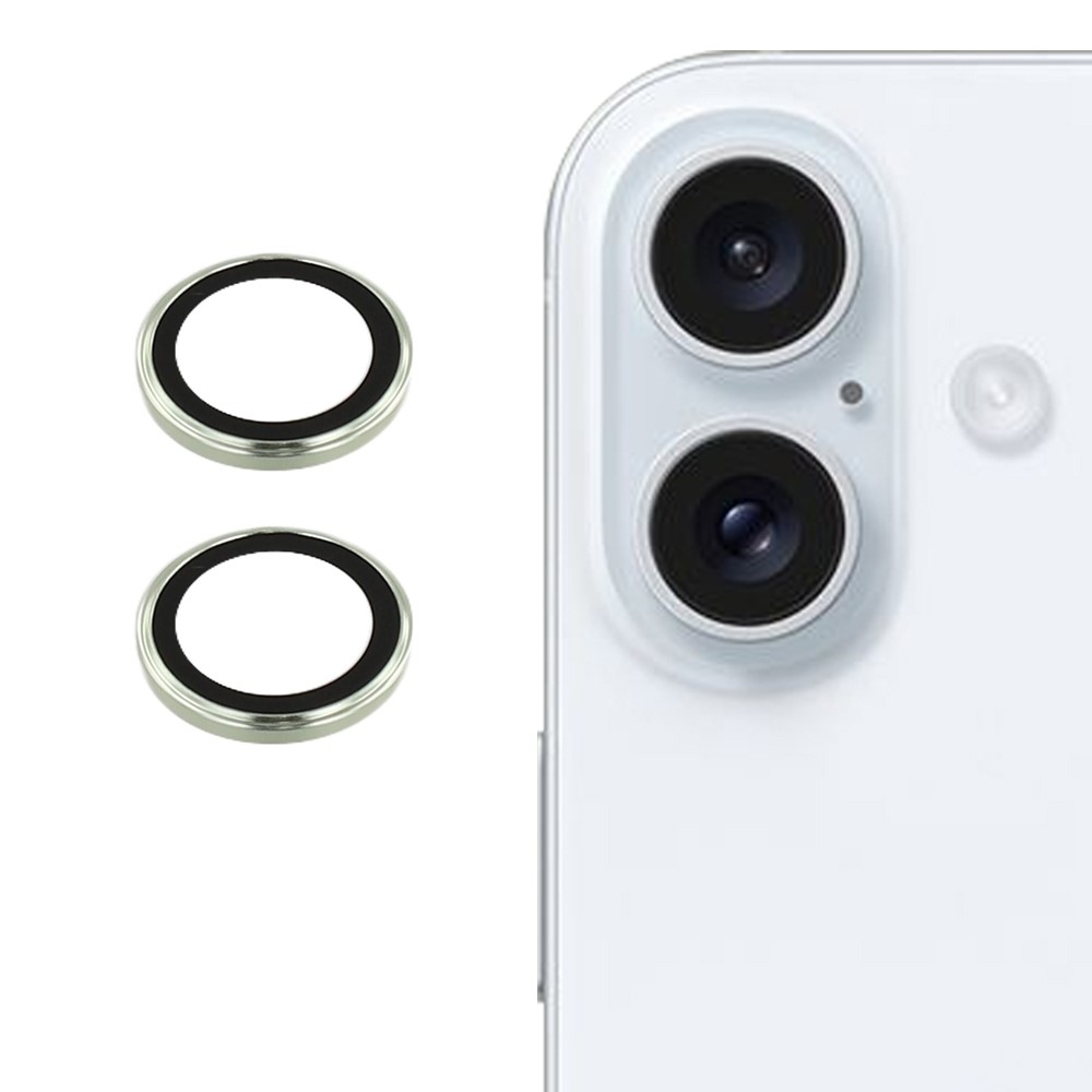 Ultra HD sklo šošovky fotoaparátu na iPhone 17 (samostatné sklá) - svetlozelené