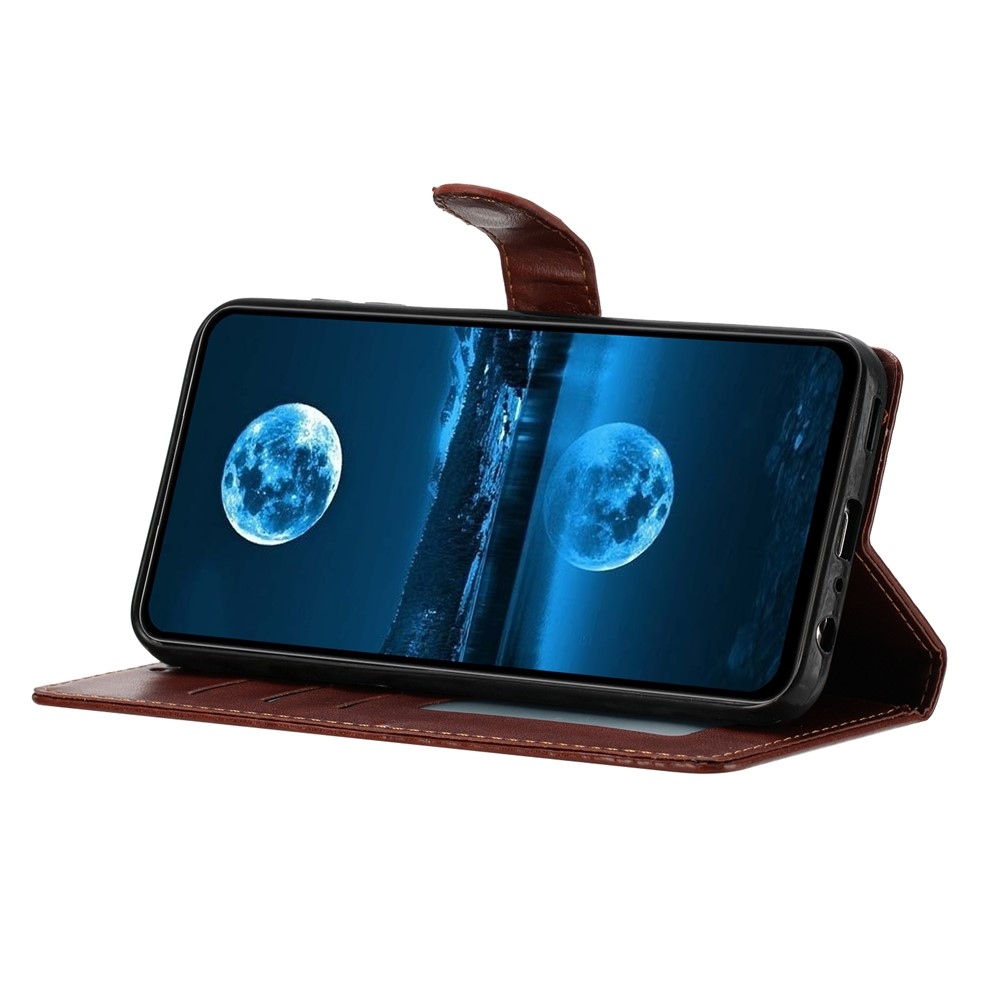 Clots knižkové púzdro na Xiaomi 15T - hnedé