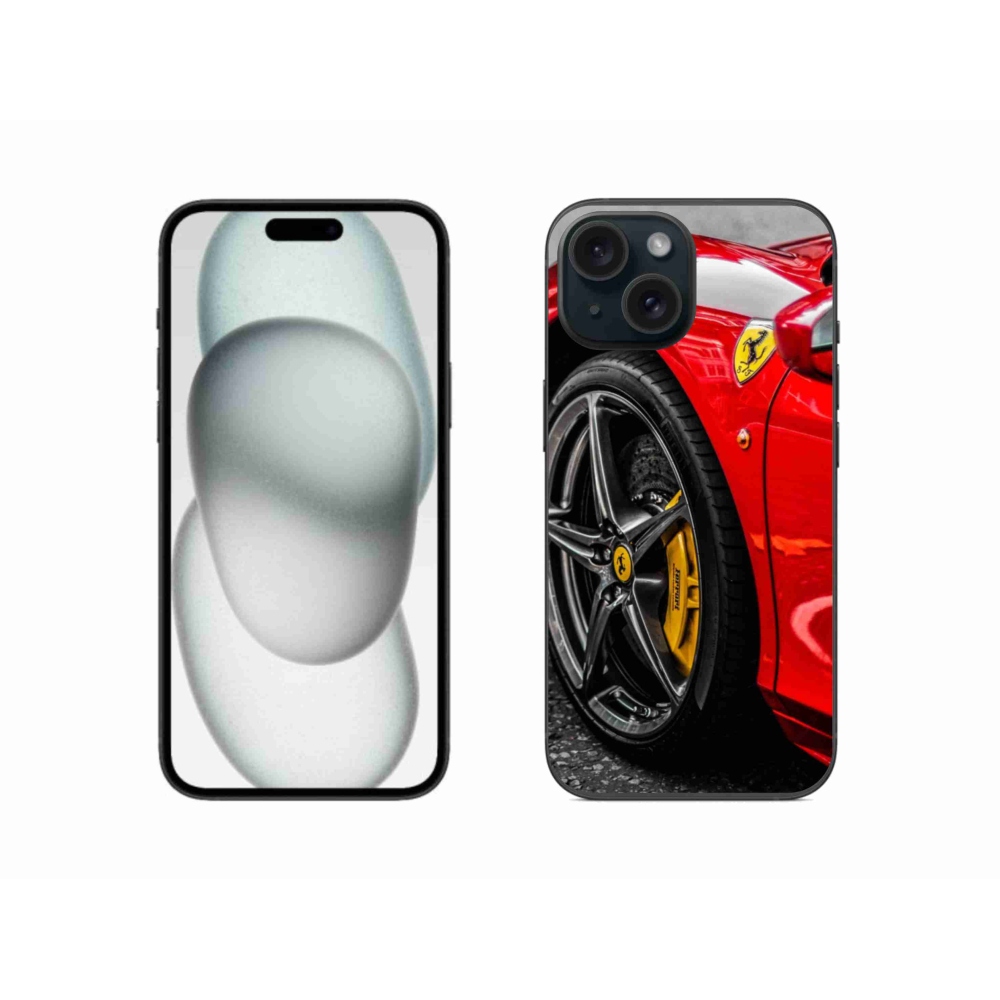 Gélový kryt mmCase na iPhone 15 - auto 1