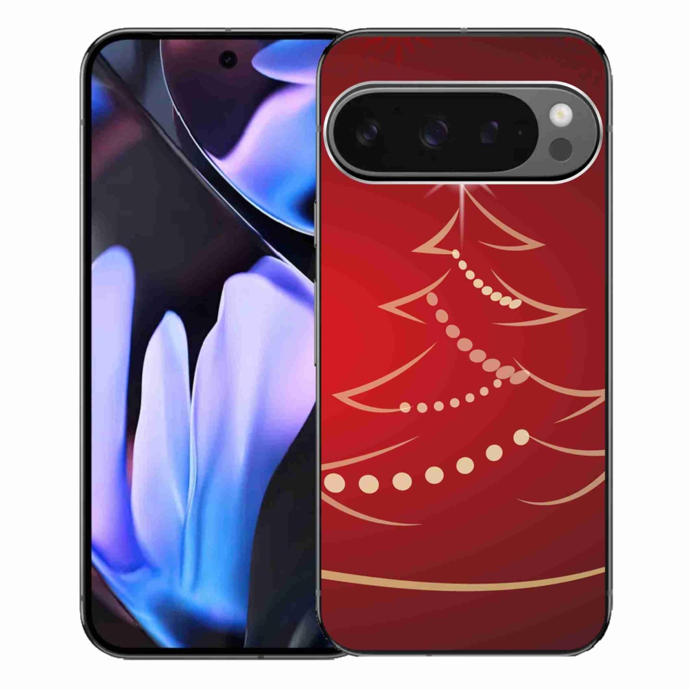 Gélový kryt mmCase na Google Pixel 9 Pro XL - kreslený vianočný stromček