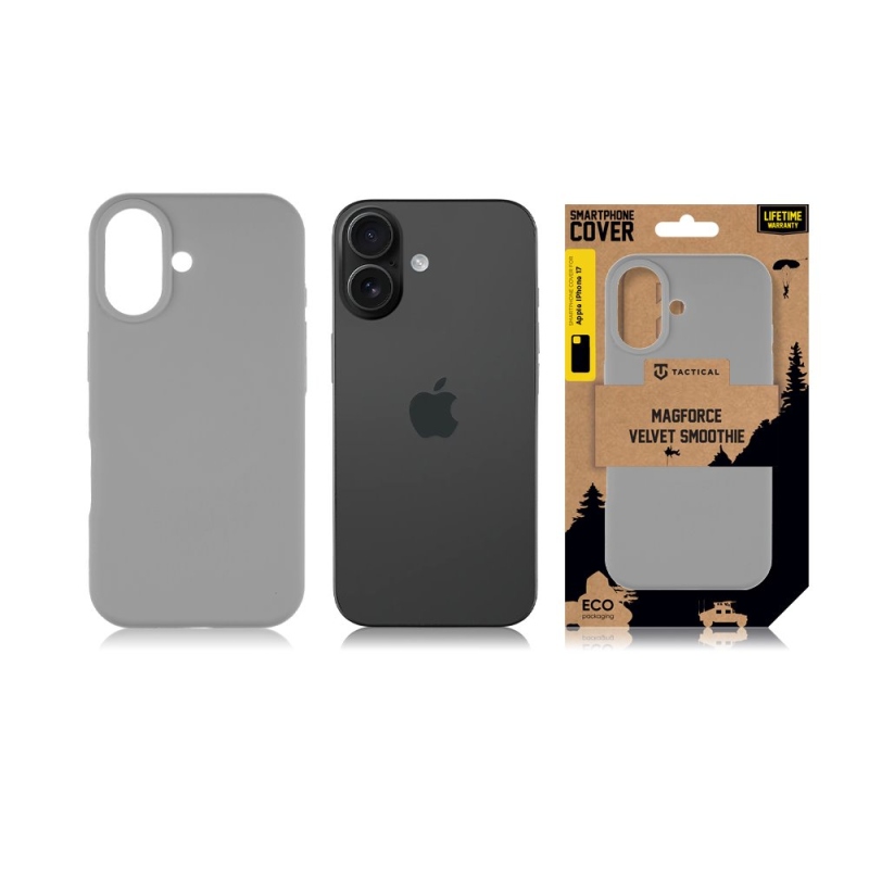 Taktický kryt MagForce Velvet Smoothie pre Apple iPhone 17 Foggy