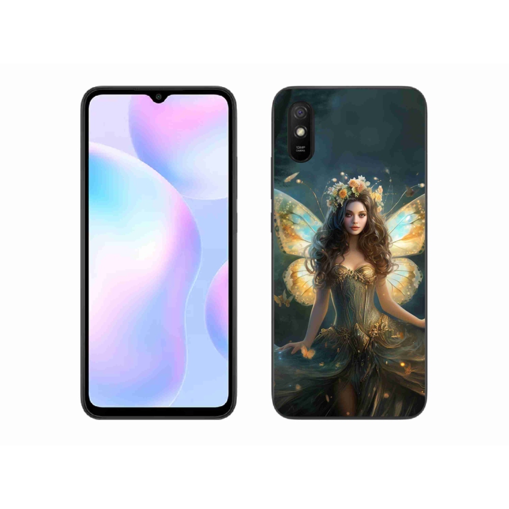 Gélový kryt mmCase na Xiaomi Redmi 9AT - motýlia žena