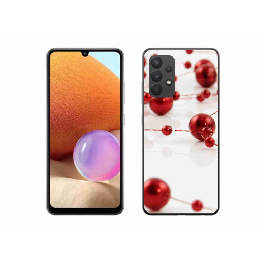 Gélový kryt mmCase na Samsung Galaxy A32 4G - vianočná reťaz