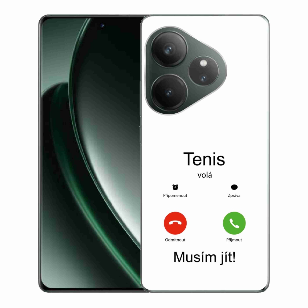 Gélový kryt mmCase na Realme GT 6 5G/GT 6T 5G - tenis volá biele pozadie