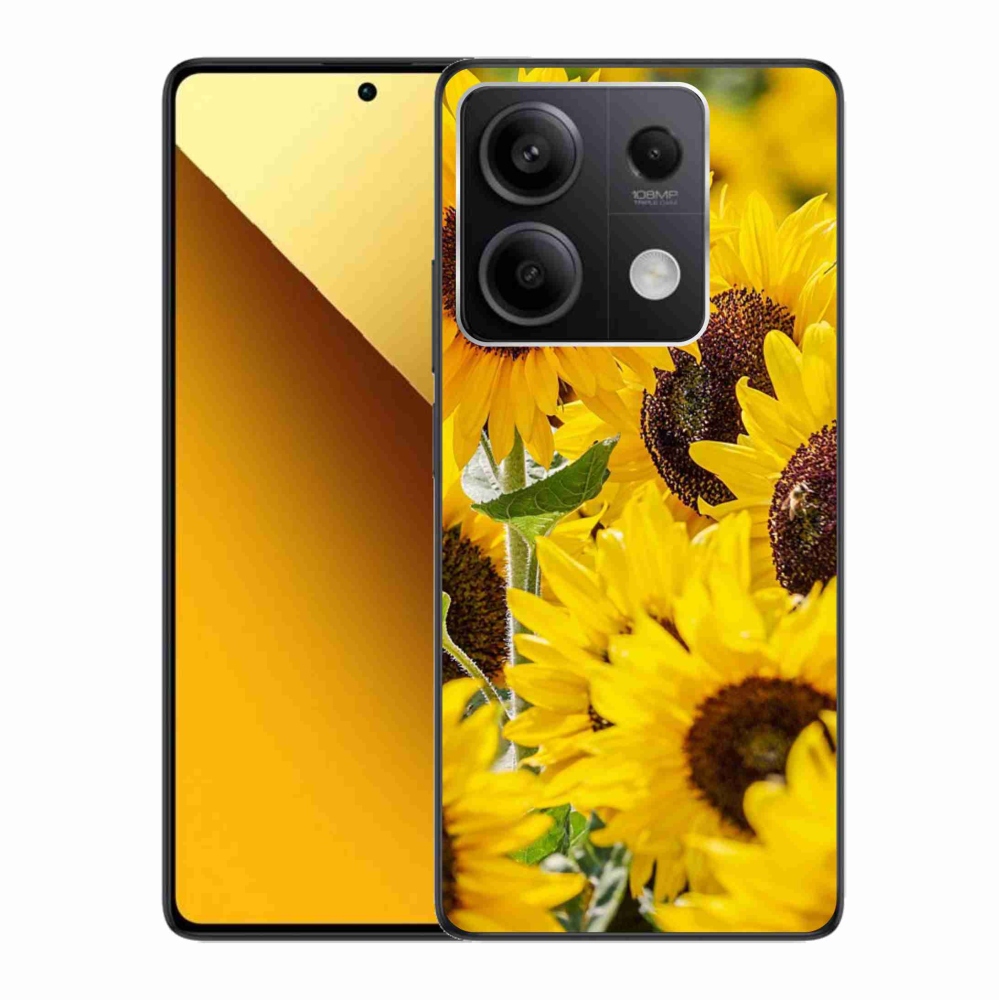 Gélový kryt mmCase na Xiaomi Redmi Note 13 5G - slnečnica