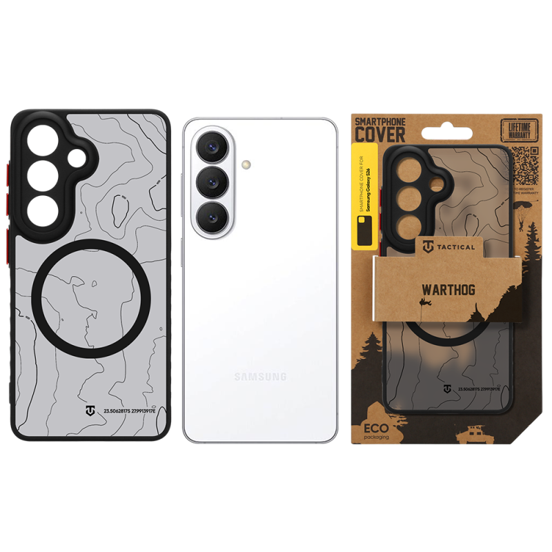 Tactical MagForce Warthog puzdro pre Samsung Galaxy S26 Asphalt