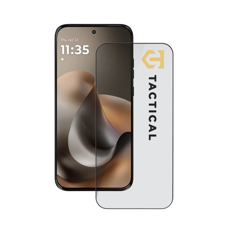Taktický sklenený štít 5D sklo pre Motorola Moto G77 Black