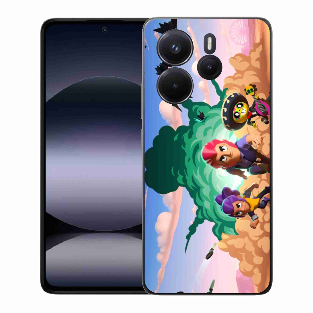 Gélový kryt mmCase na Xiaomi Redmi Note 14 - brawl stars