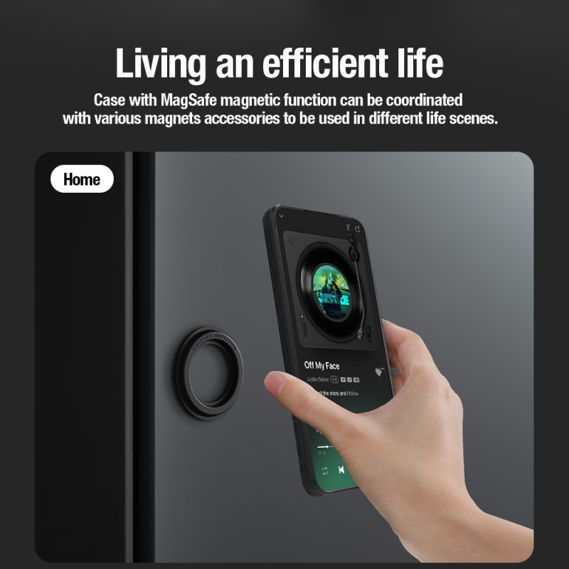 Nillkin CamShield PRE Magnetic Zadný Kryt pre Samsung Galaxy A35 5G Black