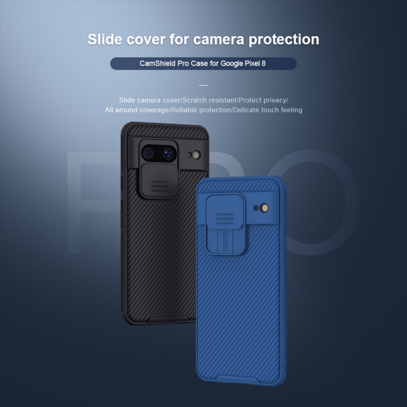 Nillkin CamShield PRE Zadný Kryt pre Google Pixel 8 Black