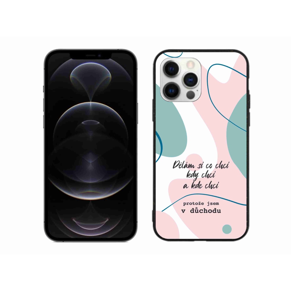 Gélový kryt mmCase na iPhone 12 Pro Max - vtipný text 10 biele pozadie