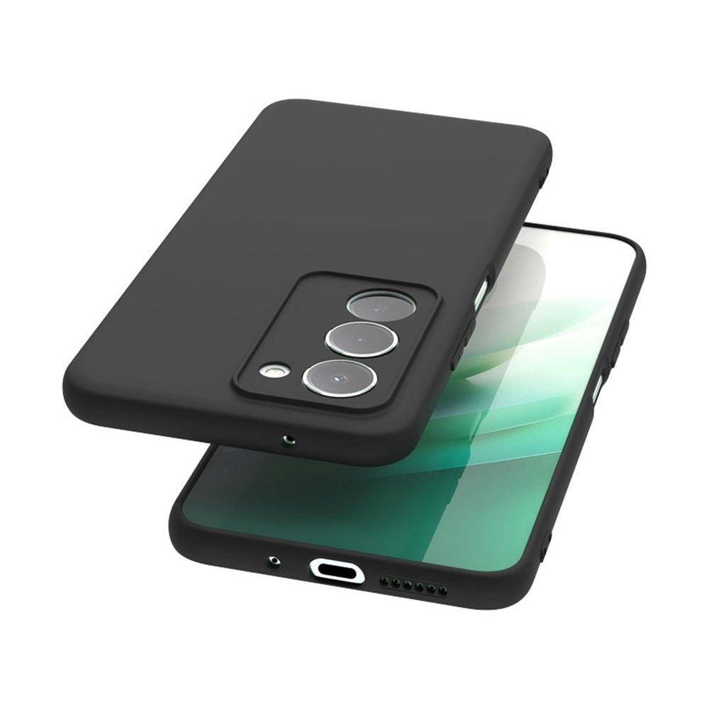 Matný gélový obal na Xiaomi Redmi 15 5G (169mm) - čierny