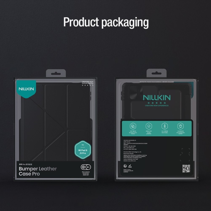 Nillkin Bumper PRO Ochranný stojan Multi-angle pre Xiaomi Pad 8/8 Pro Black