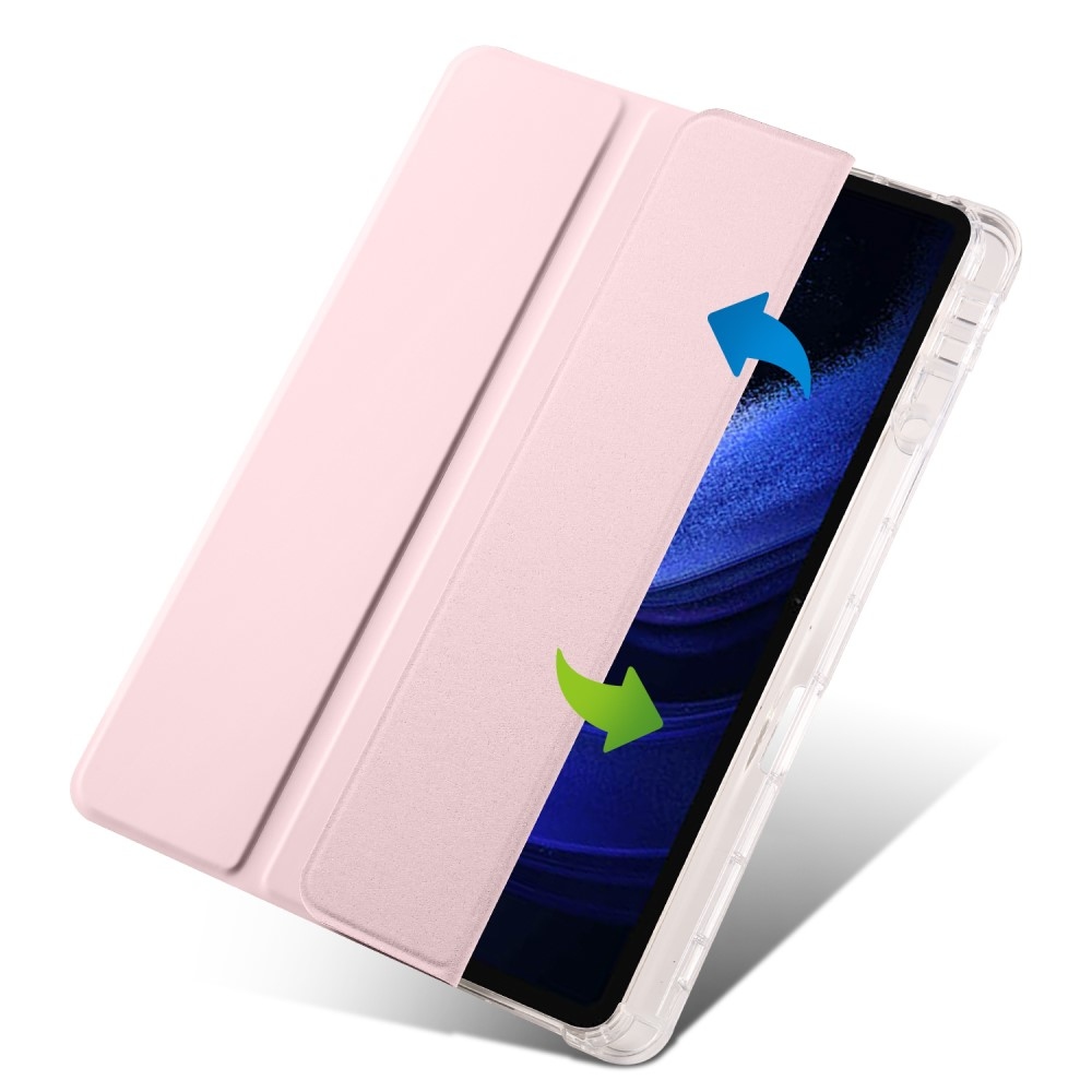 Polohovateľné puzdro na Xiaomi Pad 6 - ružové