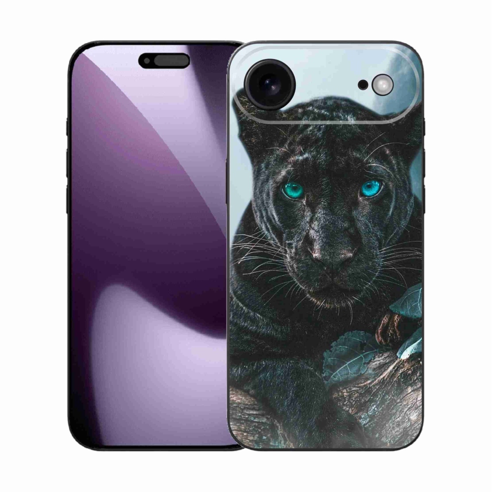 Gélový kryt mmCase na iPhone 17 Air - čierny panter