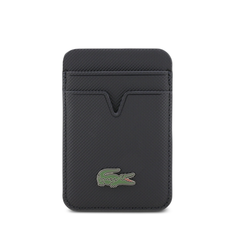 Lacoste PU Iconic Petit Pique MagSafe peňaženka Navy