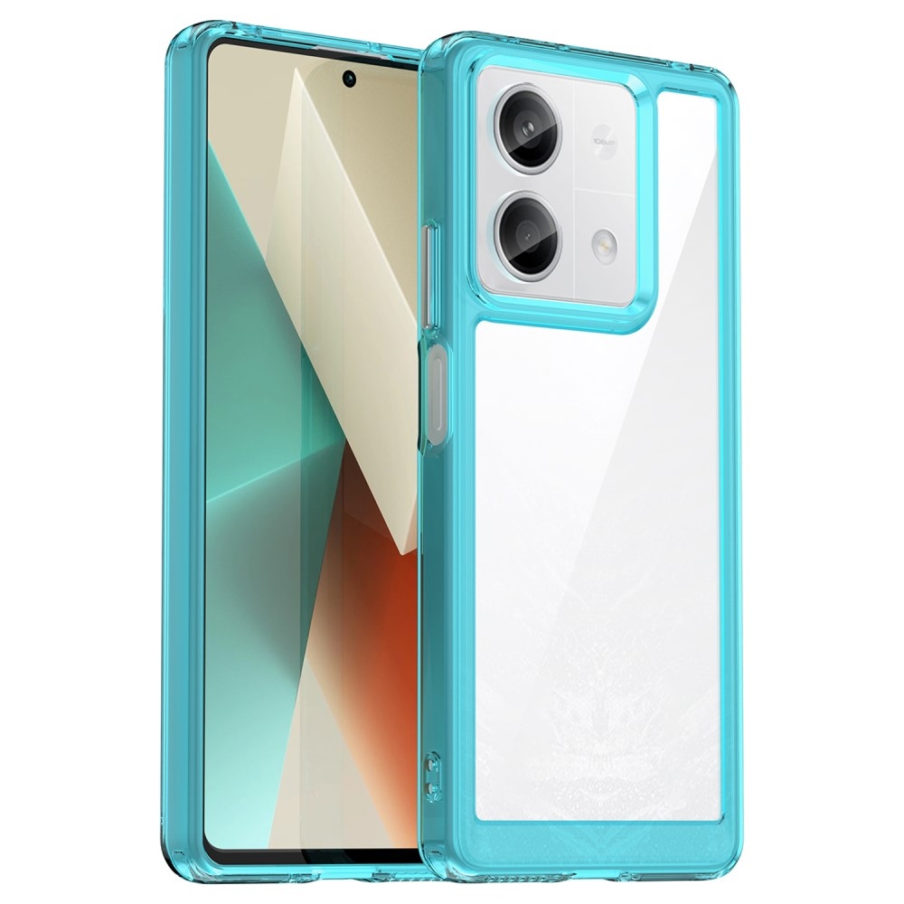 Gélový obal s pevným chrbtom na Xiaomi Redmi Note 13 5G - svetlomodrý