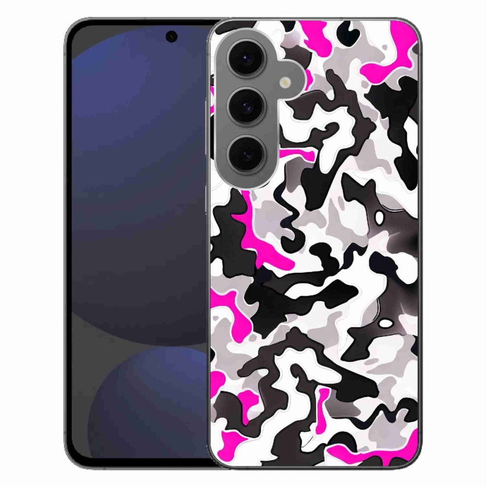 Gélový kryt mmCase na Samsung Galaxy S24 FE - maskáčový vzor 5