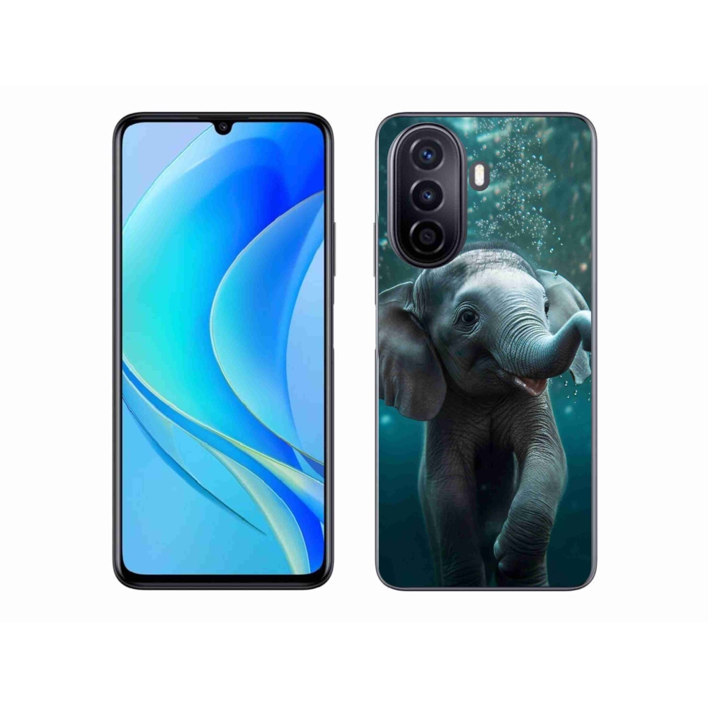 Gelový kryt mmCase na Huawei Nova Y70 - slůně pod vodou