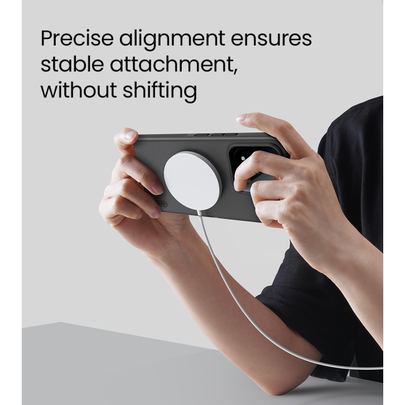 Nillkin Super Frosted PRO Magnetic zadný kryt pre Xiaomi 17T Pro, čierny