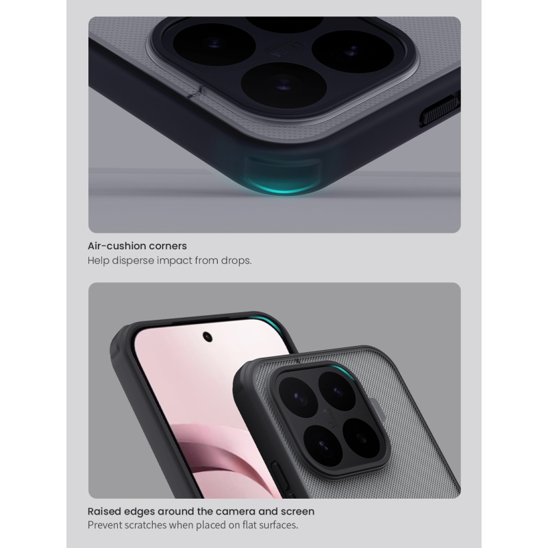 Nillkin Super Frosted PRO zadný kryt pre Xiaomi 17T, čierny